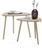Couchtisch Twino Sonoma 48 x 45 cm 2er Set Vicco Bild 5