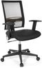 hjh OFFICE Home Office Bürostuhl OFFICE R8 Stoff/Netzstoff Schwarz Bild 3