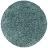 Carpettex 'Unicolor' Hochflor-Teppich, Höhe: 30 mm, Shaggy Langflor, Aqua Blau, 80 cm (Rund) Bild 4