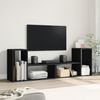 vidaXL TV-Schränke 2 Stk. Schwarz 75x30x50 cm Holzwerkstoff 840787 Bild 3