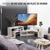 oyajia Lowboard Fernsehschrank TV-Schrank frei kombinierbar (TV-Regal freie Kombination, mit offenen Regalen), Lange 134-180cm, für Fernseher bis zu 75 Zoll, bis 50 kg belastbar Bild 3