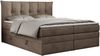 Boxspringbett 7-Zonen Taschenfederkernmatratze und Topper - PREMIUM-10-KING - 160x200cm - Braun Velours - H4 Bild 3
