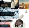 Arendo Thermobecher Travel Mug 1000 ml, Isolierbecher mit Strohhalm, 100% auslaufsicher, 1-tlg, Edelstahl, doppelwandig, Vakuum-Isolierung, dicht, Klappverschluss, Tragegriff Bild 4