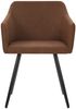vidaXL Esszimmerstühle 2 Stk. Braun Stoff [323096] Bild 3