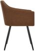 vidaXL Esszimmerstühle 2 Stk. Braun Stoff [323096] Bild 4