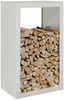 vidaXL Brennholzregal 60x40x100 cm Edelstahl 850993 Bild 3