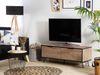 TV-Möbel heller Holzfarbton/schwarz HALSTON Bild 3