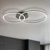 LED Deckenleuchte, schwarz, dimmbar L 70 cm Bild 5