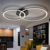 LED Deckenleuchte, schwarz, dimmbar L 70 cm Bild 2