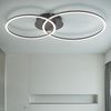LED Deckenleuchte, schwarz, dimmbar L 70 cm Bild 4