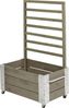 Plus Blumenkasten Cubic 87 x 50 x 130 cm graubraun mit Räder Bild 2