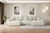 ALTDECOR Wohnlandschaft ESKAR-U, Couch mit Schlaffunktion, Wohnzimmer - Wohnlandschaft, Corner Sofa Bett Eckcouch Couch L-Form Schlafcouch Ausziehbar Bild 5