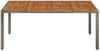 vidaXL Gartentisch mit Holzplatte Grau 190x90x75 cm Poly Rattan 319906 Bild 3