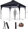 Wasserdichter Pop-Up Pavillon 3x3M Festival Sonnenschutz mit Bild 2
