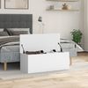 vidaXL Truhe Weiß 90x35x35 cm Holzwerkstoff 840681 Bild 3