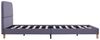 vidaXL Bettgestell Hellgrau Stoff 140x200 cm [280873] Bild 4
