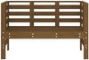 vidaXL Gartenbank Honigbraun 111,5x53x71 cm Massivholz Kiefer 825138 Bild 4