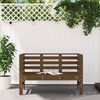 vidaXL Gartenbank Honigbraun 111,5x53x71 cm Massivholz Kiefer 825138 Bild 3