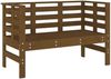 vidaXL Gartenbank Honigbraun 111,5x53x71 cm Massivholz Kiefer 825138 Bild 2