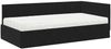 vidaXL Eckbettgestell mit Matratze mit Kopfteil 2 pcs Schwarz Samt 3393823 Bild 4