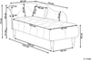 Linksseitige Chaiselongue IVRY Samtstoff Grau Bild 2