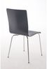 Besucherstuhl Pepe 1 Stuhl Grau Bild 3