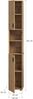Badschrank B/H/T: 30x192x30 cm in Artisan Oak Nachbildung und -- Bild 4
