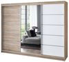 A&J MöbelLand Schwebetürenschrank VILUNO mit 4 Schubladen und Spiegel Bild 4