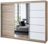 A&J MöbelLand Schwebetürenschrank VILUNO mit 4 Schubladen und Spiegel Bild 5