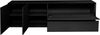 Maeusbacher Imola Lowboard anthrazit matt lack / glas anthrazit glanz BxHxT: 217 x 63 x 42 cm Bild 2