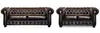 Vente-unique - BRENTON Sessel Leder Braun - B 96 cm x H 73 cm x L 105 cm Bild 3