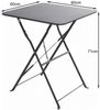Koopman Klapptisch Gartentisch Campingtisch Falttisch Klapptisch 60x60 cm (1-St), Quadratisch, Matt, 71cm Hoch, Klappbar, Modern Bild 3