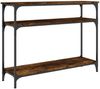 vidaXL Konsolentisch Räuchereiche 100x29x75 cm Holzwerkstoff 834037 Bild 2