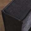 Ecksofa Ottomane rechts Geflechtstoff 266x150x80 anthrazit FINN Bild 5