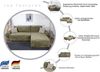 COLLECTION AB Ecksofa Pia L-Form, B: 237 cm, Bettfunktion, Bettkasten & 2 Zierkissen, Federkern Bild 3