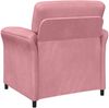 vidaXL 1-Sitzer Sofa Rosa 88 x 83 x 95 cm Samt 42033929 Bild 5