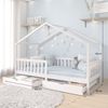 IDIMEX Kinderbett ELEA, Hausbett Montessori Bett Kinderbett Tipibett 90 x 200 Kiefer Schublad Bild 3