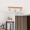 Lindby Deckenstrahler Thorin, Holz IP20, 3 x 40 W Bild 3