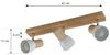 Lindby Deckenstrahler Thorin, Holz IP20, 3 x 40 W Bild 4