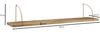 Kadima Design Wandregal "Tevere": Industrie-Stil, Mango Massivholz/Eisen, 100x25x22 cm. 120x22x25 cm Bild 3