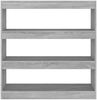 vidaXL Bücherregal/Raumteiler Grau Sonoma 100x30x103 cm 813633 Bild 3