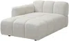 Vente-unique - CARLIVI Sofa Stoff Weiß - B 170 cm x H 73 cm x L 396 cm Bild 2