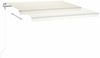 vidaXL Automatische Markise mit LED & Windsensor 450x350 cm Creme 3069012 Bild 3