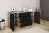 INOSIGN Sideboard VERA, grifflos, verstellbare Einlegeböden, Wahlweise mit oder ohne Beleuchtung Bild 3