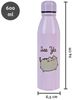 Pusheen 600 ml Wasserflasche Aluminium Trinkflasche mehrfarbig Schule Freizeit Bild 2