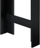 Bartisch Kouvola mit 3 Fächern 110x50x103 cm Schwarz/Eiche-Optik [en. casa] Bild 4
