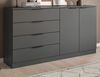 Sideboard Swan in grau 148 x 80 cm Bild 5
