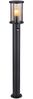 LED Wegeleuchte mit Bewegungsmelder aus Edelstahl mit Rauchglas, H: 100cm Bild 2