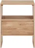 Vente-unique - CAVIZO Waschbeckenmöbel Holz, Platte Beige - B 50 cm x H 78 cm x L 60 cm Bild 2