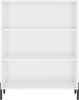 vidaXL Regalschrank Hochglanz-Weiß 69,5x32,5x90 cm Holzwerkstoff 828374 Bild 4
